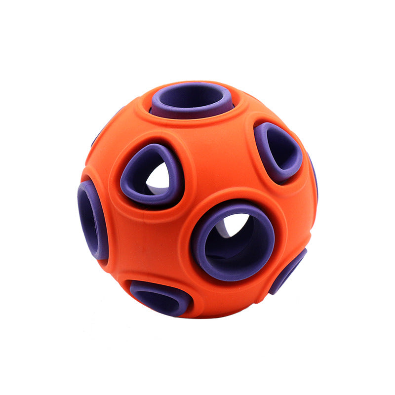 The Nightlight Ball: Glow-in-the-Dark Squeaky Chew Ball