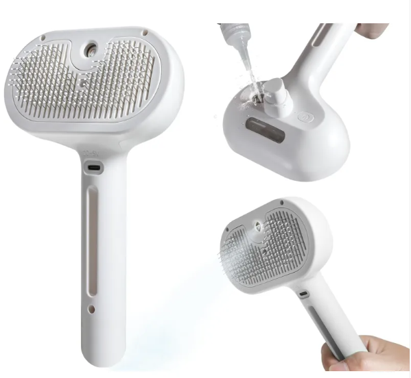 The Mist Brush: 2-in-1 Spray Grooming Brush for Dogs