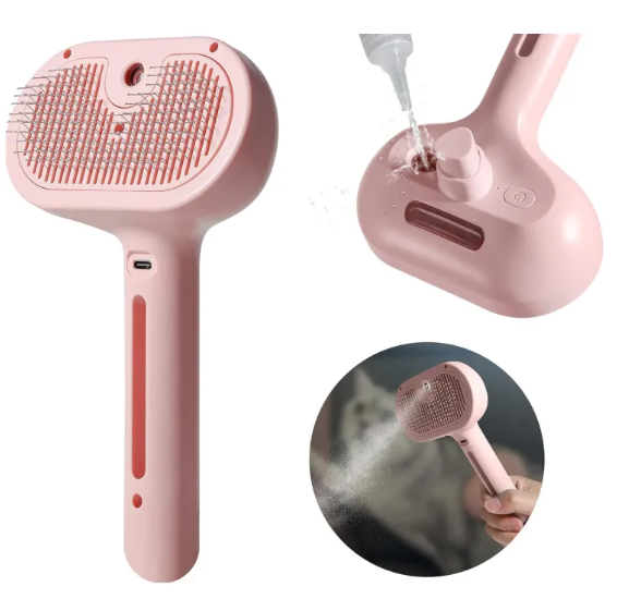 The Mist Brush: 2-in-1 Spray Grooming Brush for Dogs