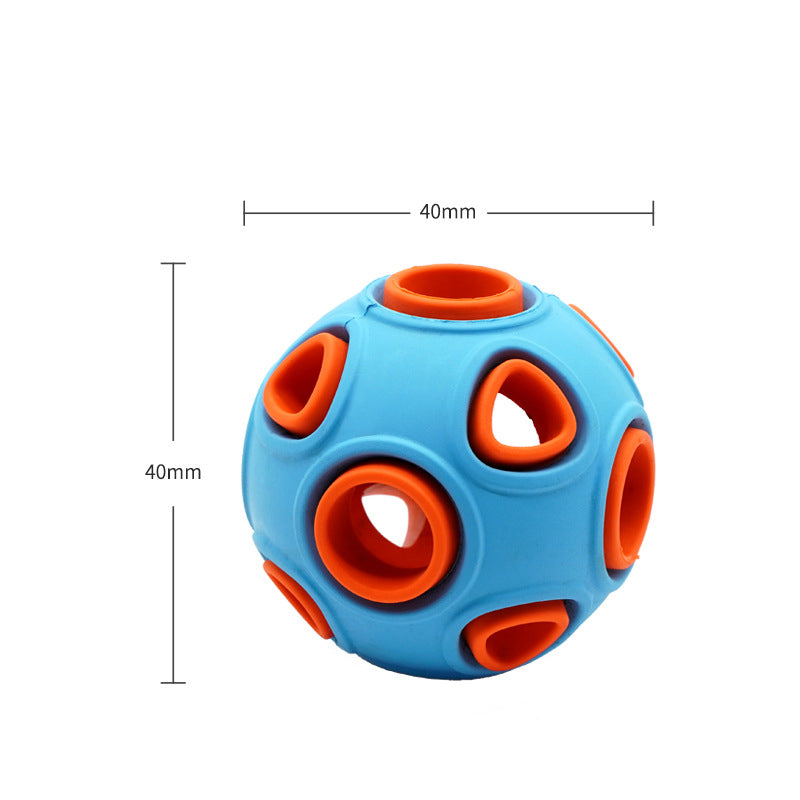The Nightlight Ball: Glow-in-the-Dark Squeaky Chew Ball