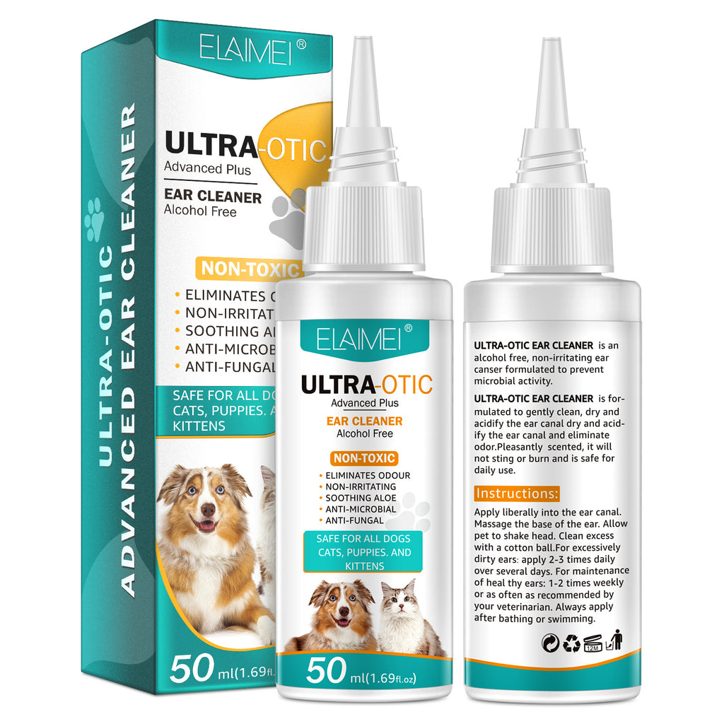 Gentle Ear Rinse: Dog & Cat Ear Cleaning Solution (50ml)