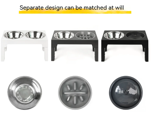 The Uplift Feeder: Adjustable Elevated Slow-Feed Dog Bowl