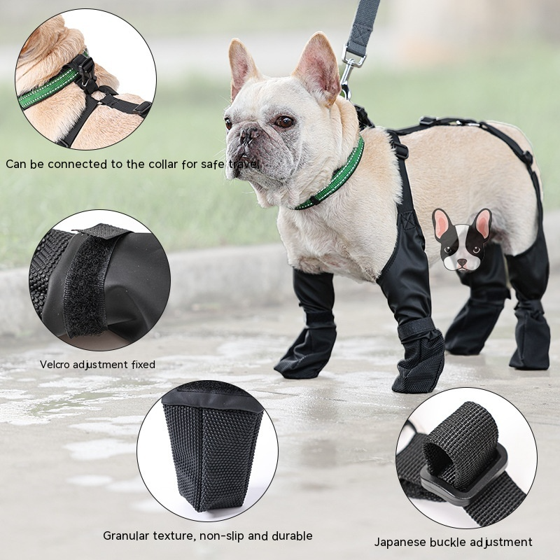 The Puddle Suit: Waterproof Full-Leg Dog Coverings