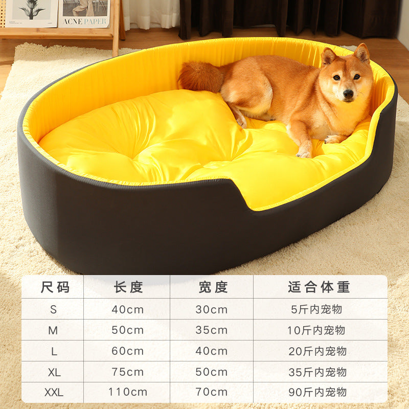The Denali Bed: Lounger Dog Bed with Washable Cover