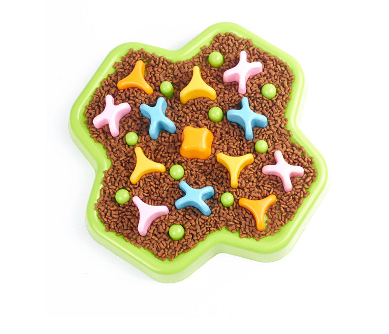 The Puzzle Plate: Slow Feeder Dog Bowl