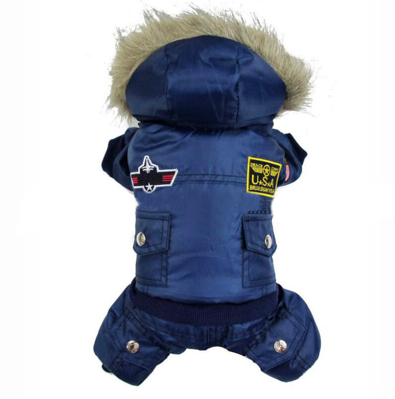 The Campfire Jacket: Hooded Winter Dog Coat