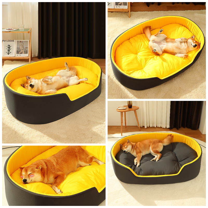 The Denali Bed: Lounger Dog Bed with Washable Cover