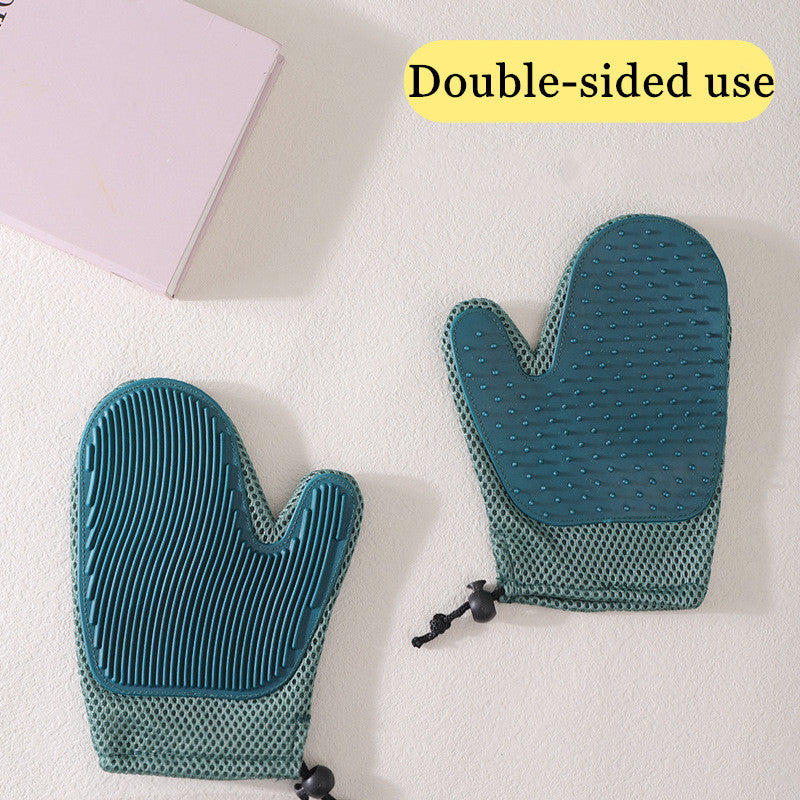 The Groom Glove: Silicone Deshedding & Massage Gloves