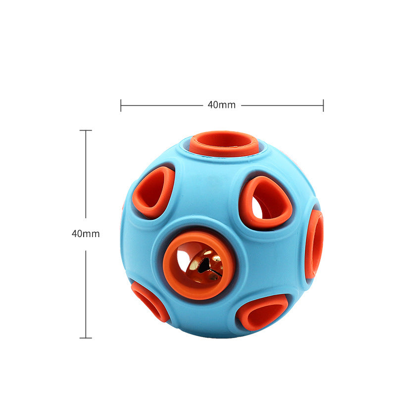 The Nightlight Ball: Glow-in-the-Dark Squeaky Chew Ball