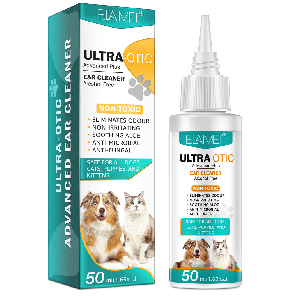 Gentle Ear Rinse: Dog & Cat Ear Cleaning Solution (50ml)