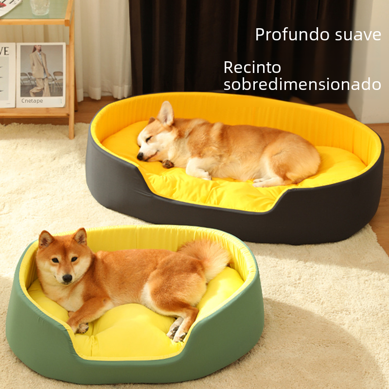 The Denali Bed: Lounger Dog Bed with Washable Cover