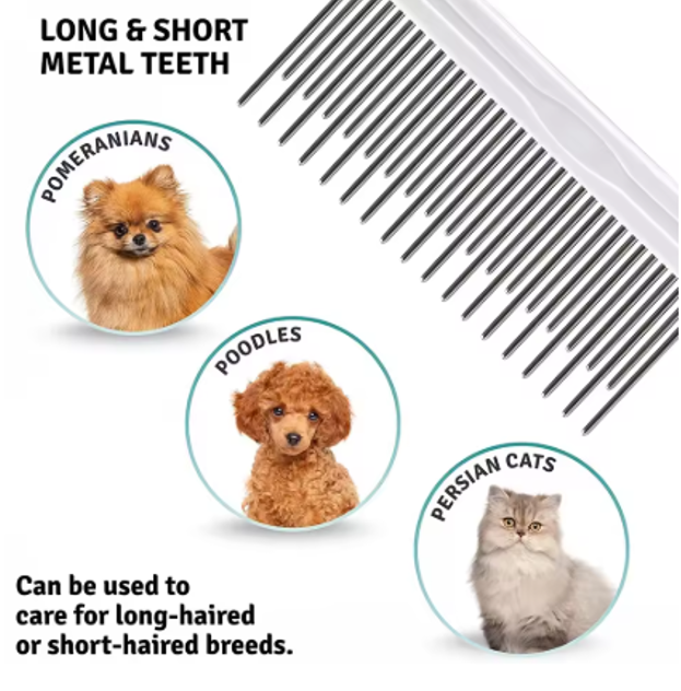 The Slicker Comb: Self-Cleaning Deshedding Comb for Dogs