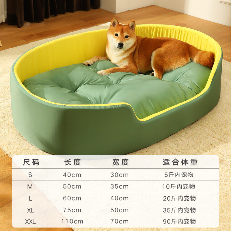 The Denali Bed: Lounger Dog Bed with Washable Cover