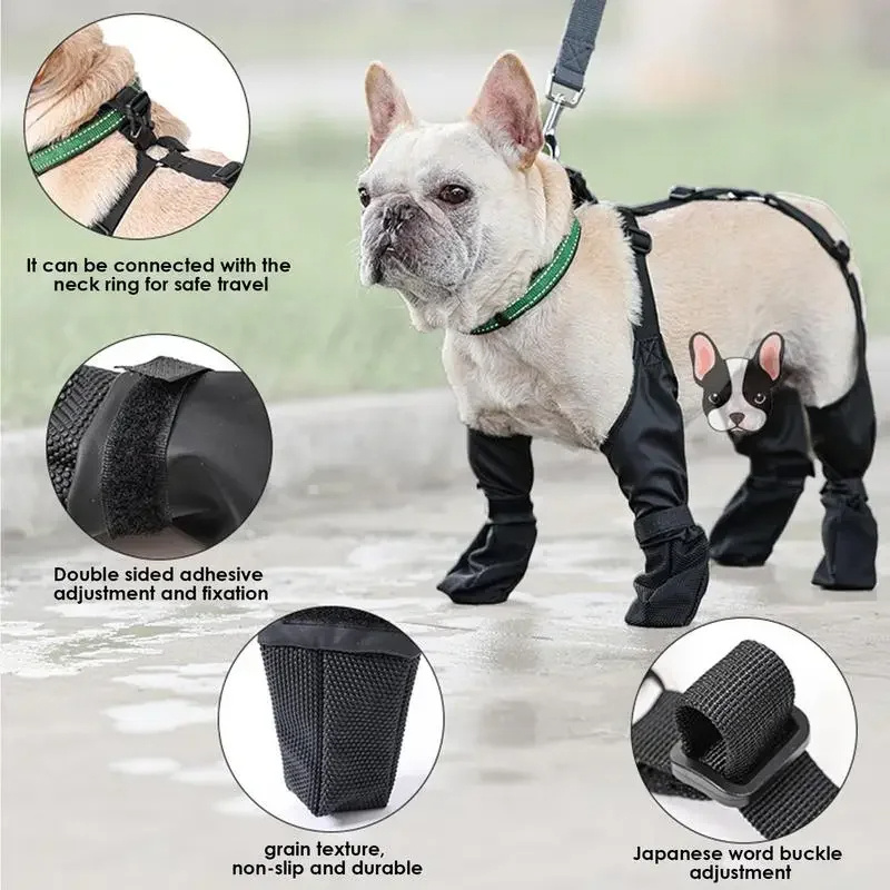 The Puddle Suit: Waterproof Full-Leg Dog Coverings