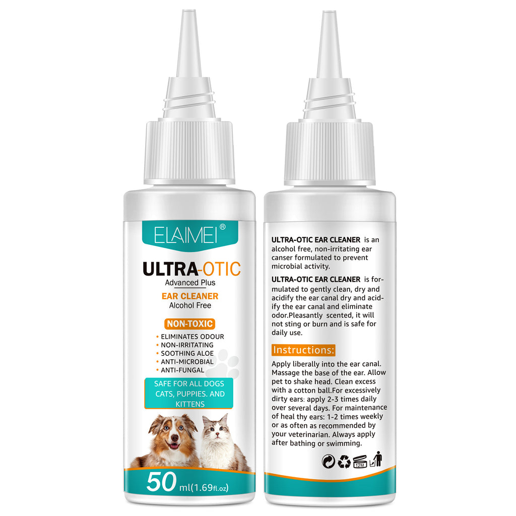Gentle Ear Rinse: Dog & Cat Ear Cleaning Solution (50ml)
