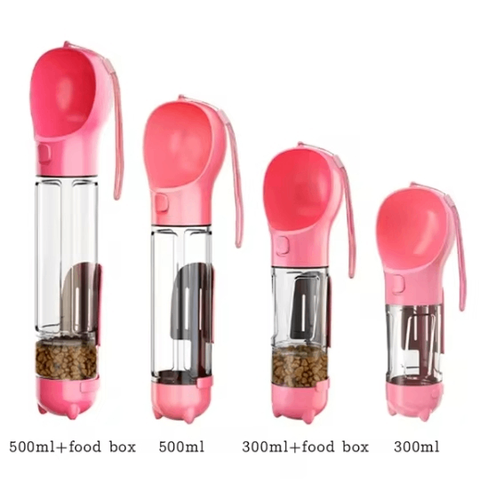 The Trailside Bottle: 3-in-1 Portable Dog Water Bottle & Feeder