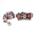 The Monogram Set: Personalized Dog Collar with Bow Tie
