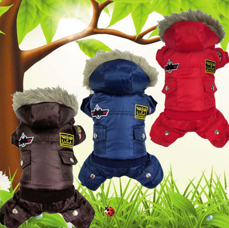The Campfire Jacket: Hooded Winter Dog Coat