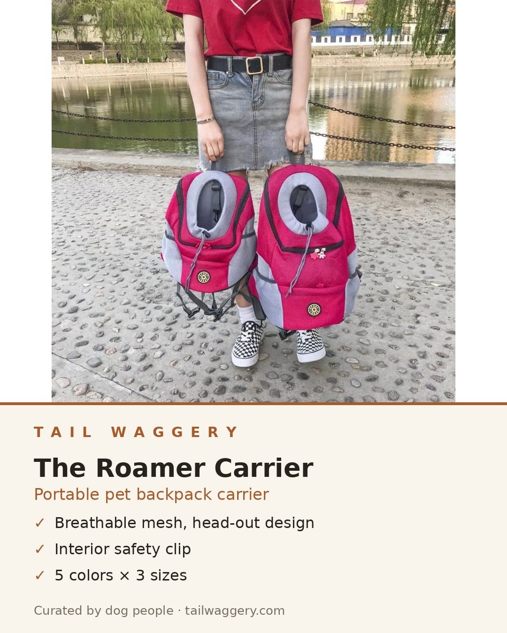 The Roamer Carrier: Portable Pet Backpack Carrier